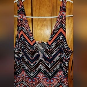 Aztec design, Bluenotes Jumpsuit.